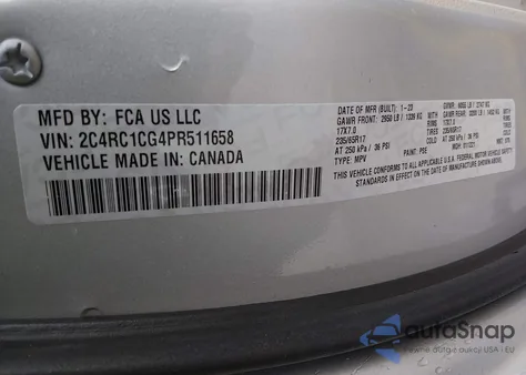 2023 Chrysler Voyager Lx from USA, damaged, VIN 2C4RC1CG4PR511658